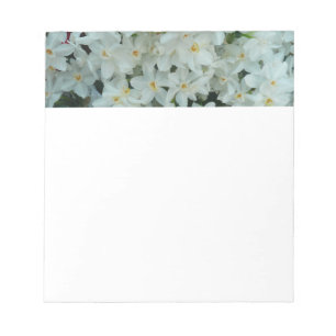 Paperwhite Narcissus Delicate White Flowers Notitieblok