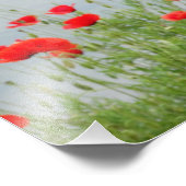 Papes rouges en mer Photo Print (Coin)