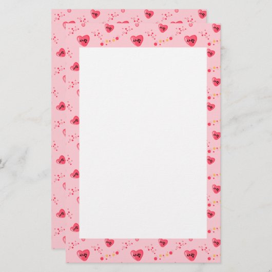 Papeterie 사 랑 - LOVE en Coréen (Devant / Derrière)