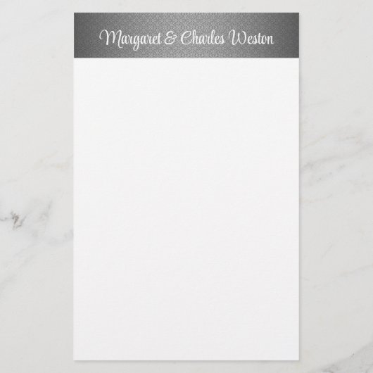 Papeterie 25e Silver Wedding Annivsersary (Dos)