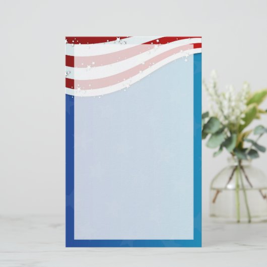 Papeterie 4 juillet stationnaire patriotique (Debout devant)
