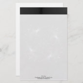 Papeterie 50 Nuances De Gris - Art Fractal (Devant / Derrière)