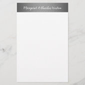 Papeterie 60e Mariage diamant Annivsersary Argent (Dos)