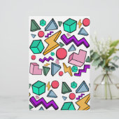 Papeterie 80s esthétique Vintage rétro (Debout devant)