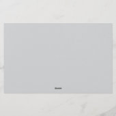 Papeterie à barre de séparation (Dos)