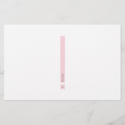 Papeterie à barres divisées (Devant)