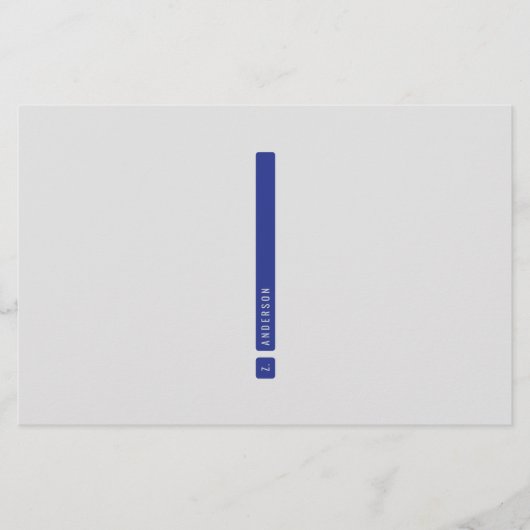 Papeterie à barres divisées (Devant)