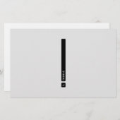 Papeterie à barres divisées (Devant / Derrière)