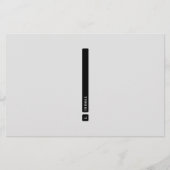 Papeterie à barres divisées (Devant)