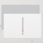 Papeterie à barres divisées (Devant / Derrière)