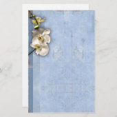 papeterie à fleurs (Devant / Derrière)