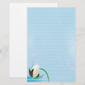 papeterie à fleurs d'eau (Devant / Derrière)