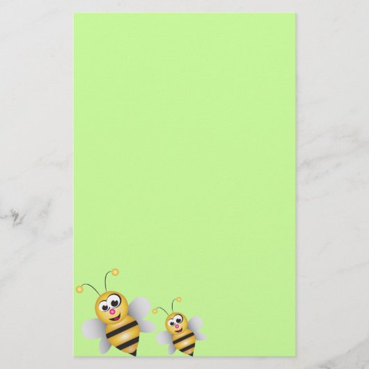 Papeterie Abeille de bande dessinée (Devant)