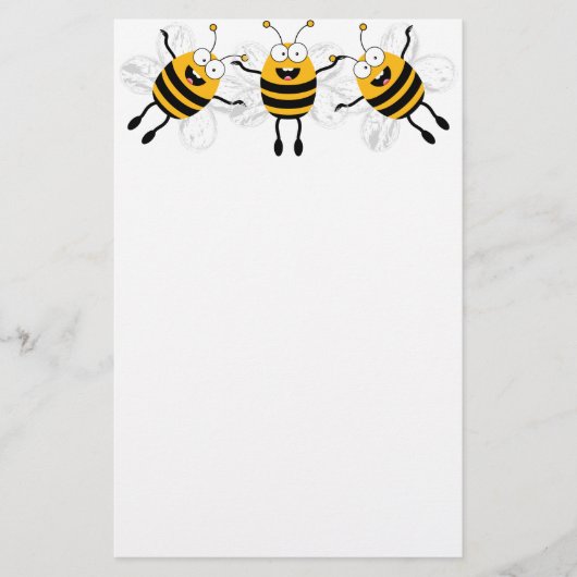 Papeterie Abeille de trois bandes dessinées (Devant)