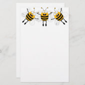 Papeterie Abeille de trois bandes dessinées (Devant / Derrière)