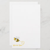 Papeterie Abeille du travailleur (Devant / Derrière)