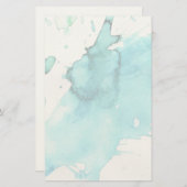 Papeterie Abstract watercolor hand painted background 2 (Devant / Derrière)