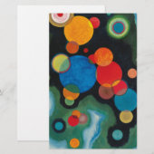 Papeterie Abstrait à impulsion approfondie sur toile Kandins (Devant / Derrière)