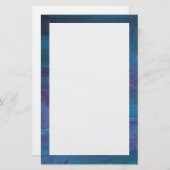 Papeterie Abstrait Blue-Ombre | Turquoise Turquoise violet v (Devant / Derrière)