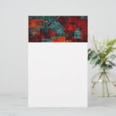 Papeterie Abstrait Cool coloré moderne Motif artistique (Debout devant)