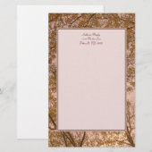 Papeterie Abstraite d'automne (Devant / Derrière)