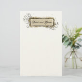 Papeterie Abstraite Floral Mariage (Debout devant)