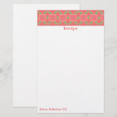 Papeterie Accentuation de conception à motif (Devant / Derrière)