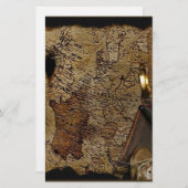 Papeterie Accessoires de voyage temps Steampunk, carte, bous (Devant / Derrière)