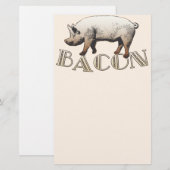Papeterie Acrobat BACON Pig (Devant / Derrière)