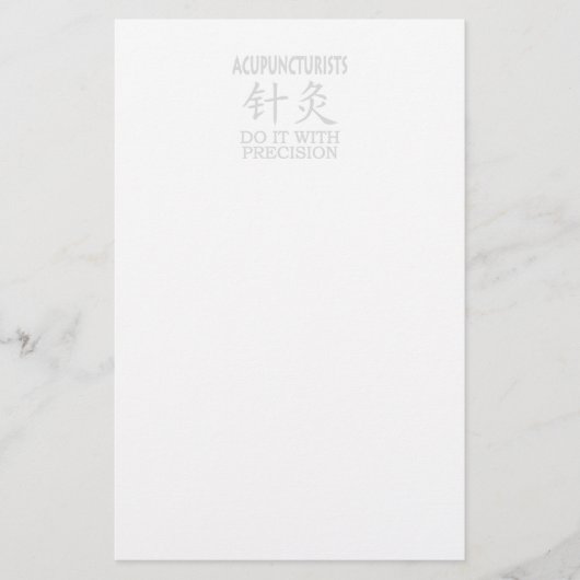 Papeterie Acupuncture humour (Devant)