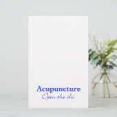 Papeterie Acupuncture - Ouvrir le chi (Debout devant)