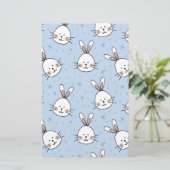 Papeterie Adorable Lapin Motif lapin (Debout devant)