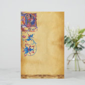 Papeterie ADORATION DE MAGI CHRISTMAS PARCHMENT Gem Rouge (Debout devant)