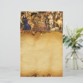 Papeterie ADORATION DE MAGI, Nativité Parchemin de Noël (Debout devant)