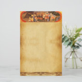 PAPETERIE ADORATION DU PARCHEMENT MAGI DE NOËL (Debout devant)