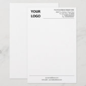 Papeterie Adresse Info Logo Nom Commercial Personn (Devant / Derrière)