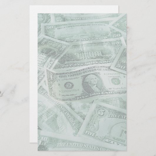 Papeterie Affichage De L'Argent Da (Devant / Derrière)