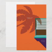 Papeterie Affiche de mise en page d'été (Devant / Derrière)