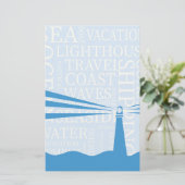 Papeterie Affiche de phare nautique (Debout devant)