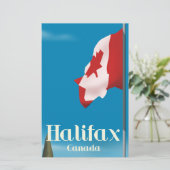 Papeterie Affiche de voyage de Halifax Canada (Debout devant)
