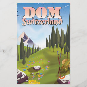 Papeterie Affiche de voyage Dom Suisse