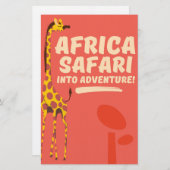 Papeterie Africa Safari In Adventure ! (Devant / Derrière)