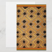 Papeterie Afrique Zaïre Congo Kuba Textile (Devant / Derrière)