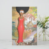 Papeterie Afro Glam : Une beauté intemporelle (Debout devant)