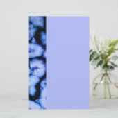 Papeterie Agate de quartz bleu, Geodes bleues, motif abstrai (Debout devant)