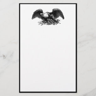 Papeterie Aigle de guerre vintage