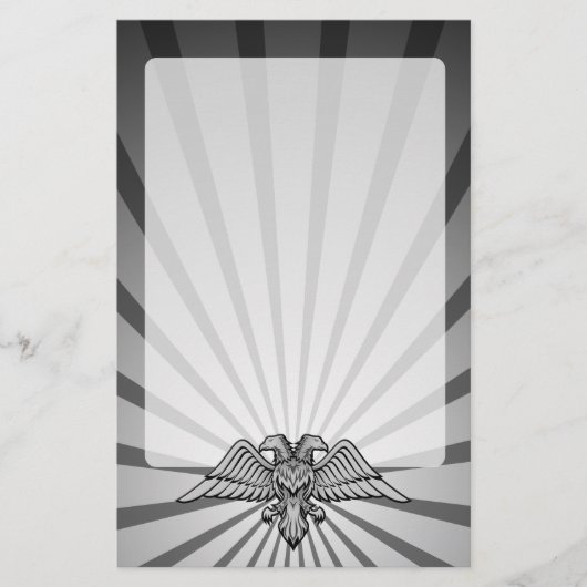 Papeterie Aigle gris à deux têtes (Devant)