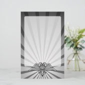 Papeterie Aigle gris à deux têtes (Debout devant)