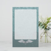 Papeterie ailes bleu-gris (Debout devant)