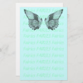 Papeterie Ailes féeriques (Devant / Derrière)